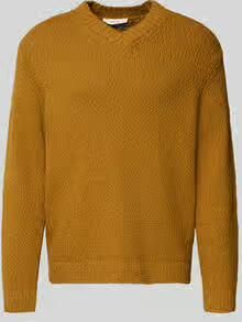 Selected Regular fit gebreide pullover van puur biologisch katoen model 'Angus'
