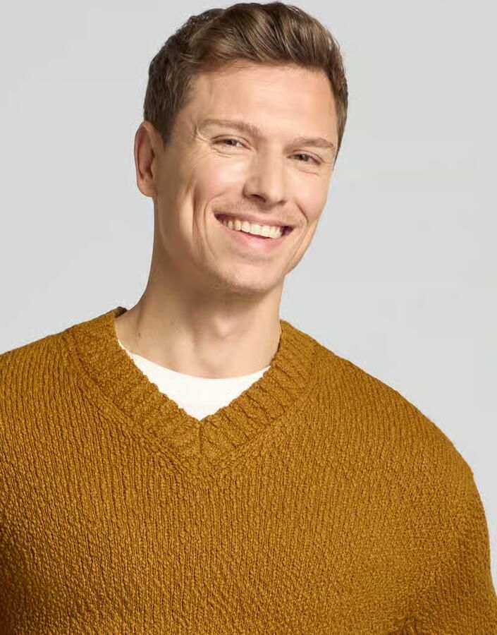Selected Homme Regular fit gebreide pullover van puur biologisch katoen model 'Angus' - Foto 2