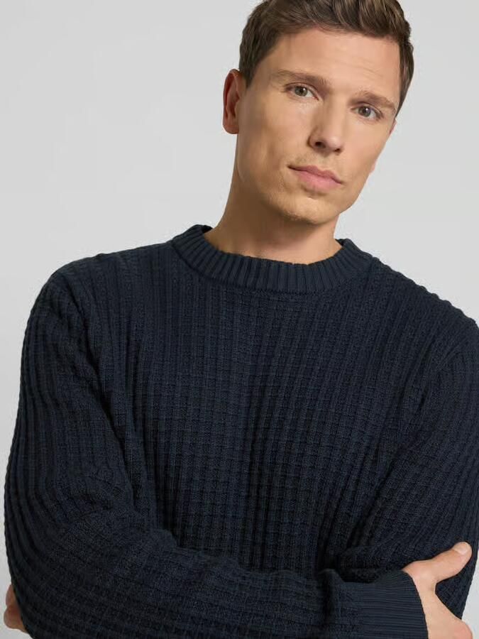 Selected Homme Regular fit gebreide pullover van puur biologisch katoen model 'TOM' - Foto 2