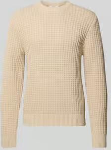 Selected Regular fit gebreide pullover van puur biologisch katoen model 'TOM'