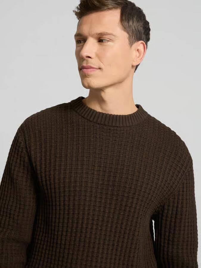 Selected Homme Regular fit gebreide pullover van puur biologisch katoen model 'TOM' - Foto 2