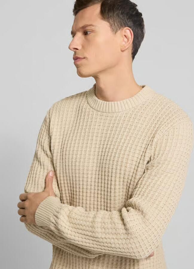 Selected Homme Regular fit gebreide pullover van puur biologisch katoen model 'TOM' - Foto 2