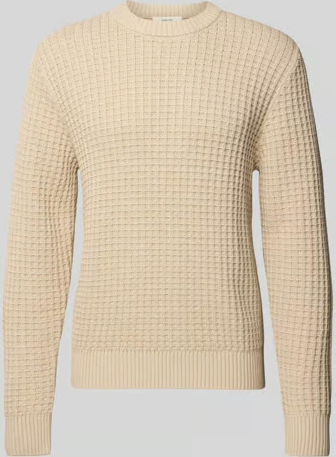 Selected Homme Regular fit gebreide pullover van puur biologisch katoen model 'TOM'