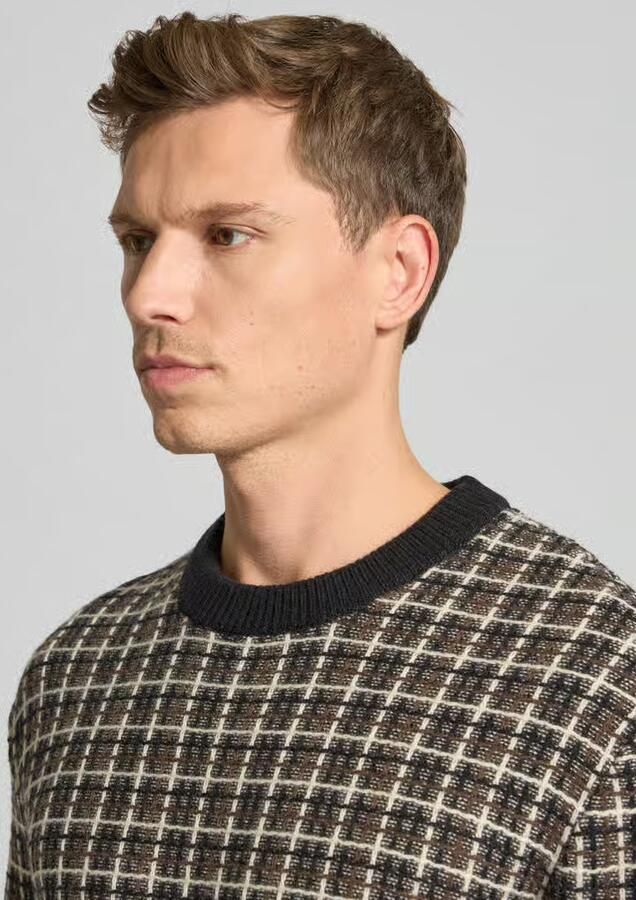 Selected Homme Regular fit gebreide pullover van wolmix model 'MIKOLAS' - Foto 2