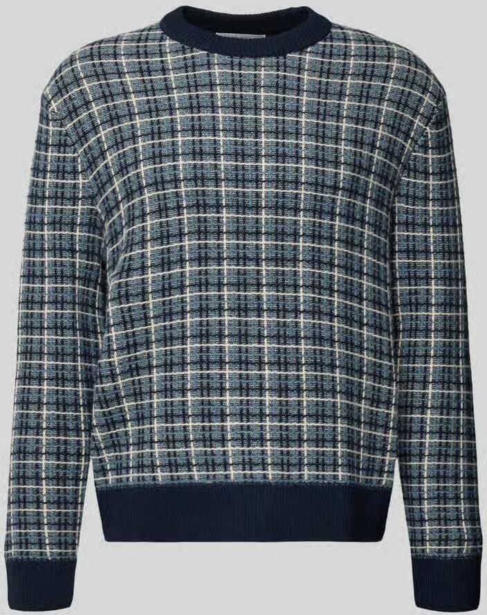 Selected Homme Regular fit gebreide pullover van wolmix model 'MIKOLAS'