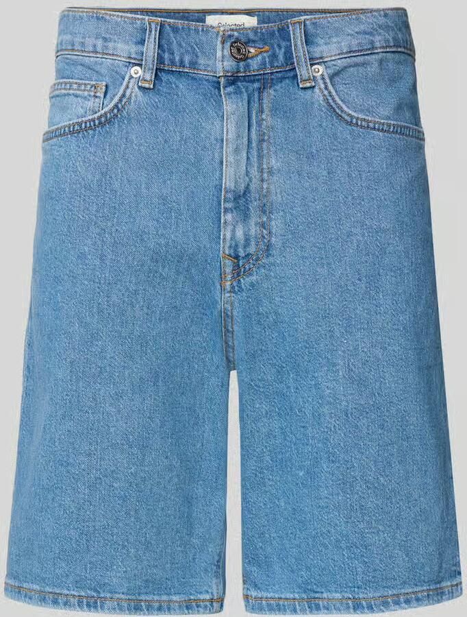 Selected Slhreg Alex L.Blue 701 Denim Shorts Noos denim regular short blauw - Foto 4