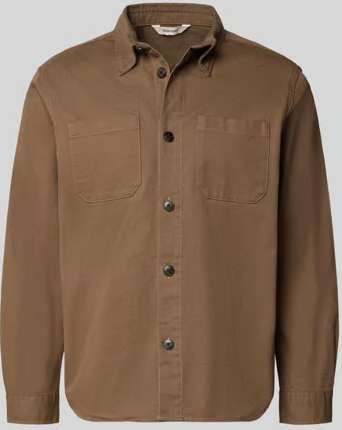Selected Homme Regular fit overhemdjack van biologische katoenmix model 'TRAVIS'