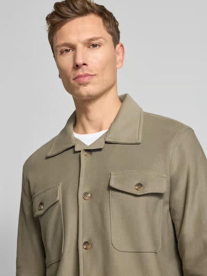 Selected Homme Regular fit overhemdjack van puur biologisch katoen model 'OLIVER' - Foto 2