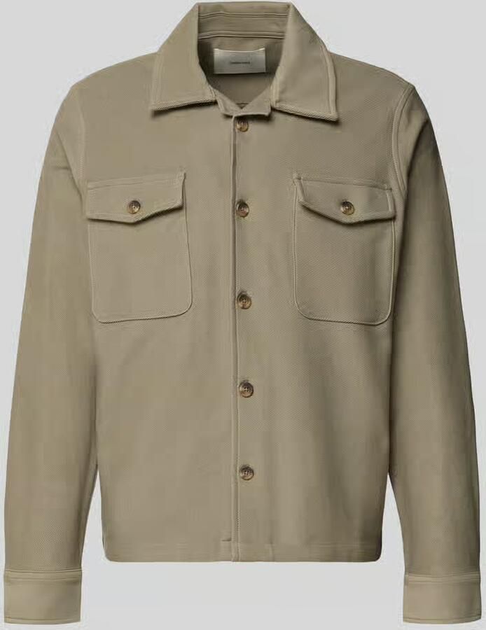 Selected Homme Regular fit overhemdjack van puur biologisch katoen model 'OLIVER'