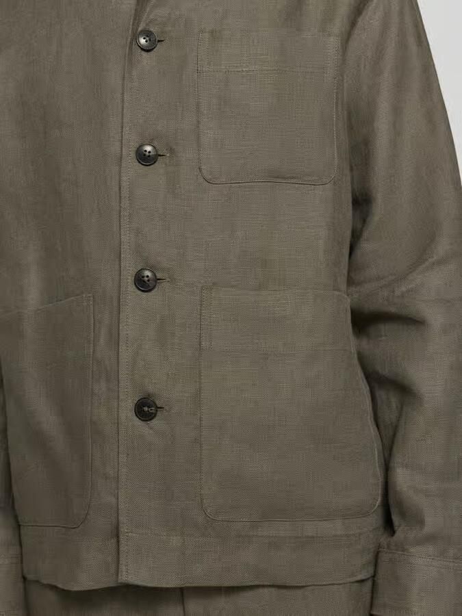 Selected Homme regular fit overshirt van puur linnen model 'BAIRD'