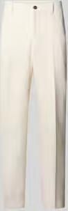 Selected regular fit pantalon van mix van katoen en linnen model 'RAFA'