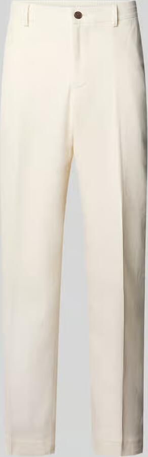 Selected Homme regular fit pantalon van mix van katoen en linnen model 'RAFA'