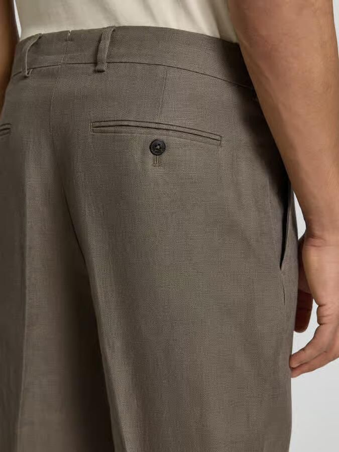 Selected Homme regular fit pantalon van puur linnen model 'BAIRD'