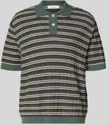 Selected regular fit poloshirt van katoen knitwear model 'DANE'