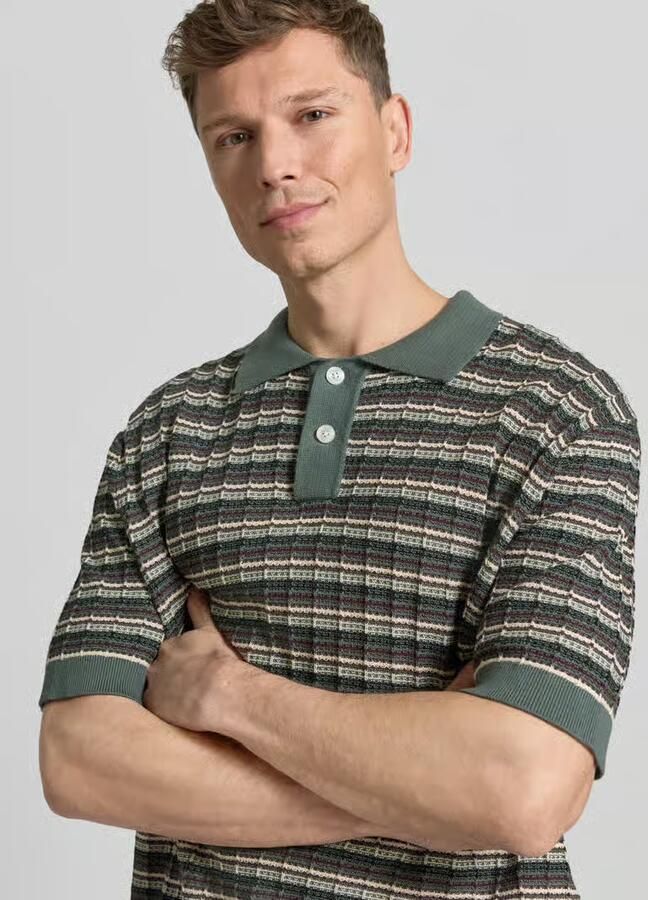 Selected Homme regular fit poloshirt van katoen knitwear model 'DANE'