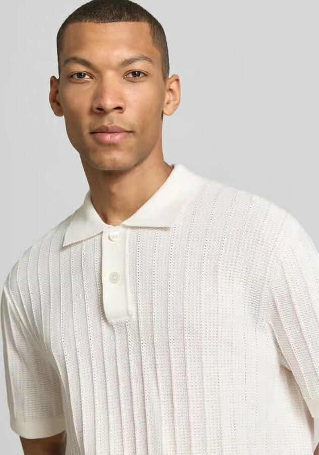 Selected Homme regular fit poloshirt van katoen knitwear model 'DANE'