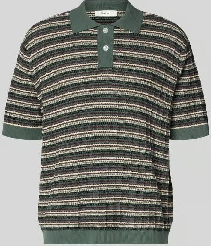 Selected Homme regular fit poloshirt van katoen knitwear model 'DANE' - Foto 2