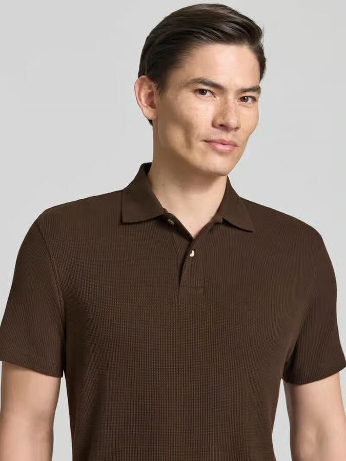Selected Homme regular fit poloshirt van katoenmix model 'BLAZE'