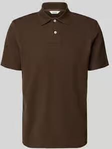 Selected regular fit poloshirt van katoenmix model 'BLAZE'