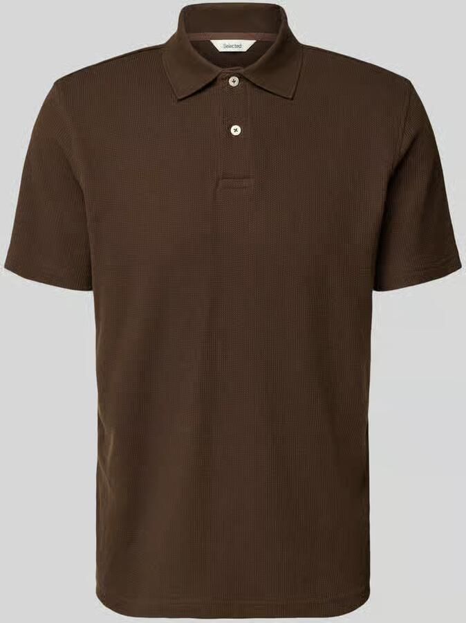 Selected Homme regular fit poloshirt van katoenmix model 'BLAZE' - Foto 2
