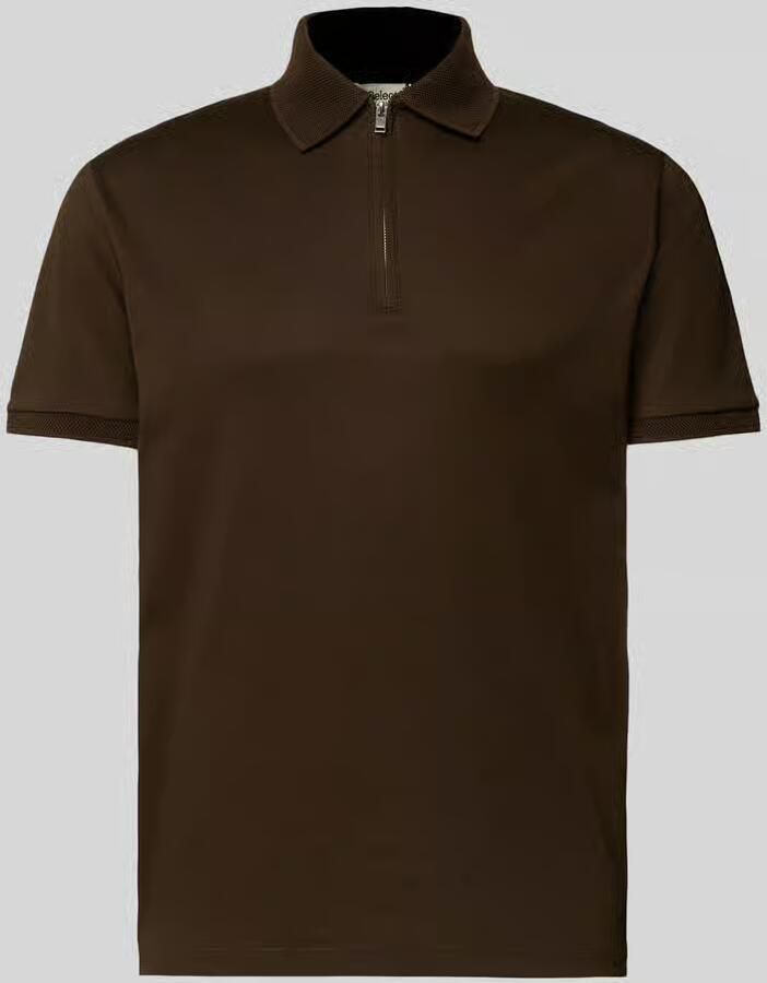 Selected Homme regular fit poloshirt van katoenmix model 'FAVE'