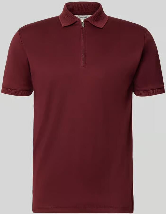 Selected Homme regular fit poloshirt van katoenmix model 'FAVE' - Foto 2
