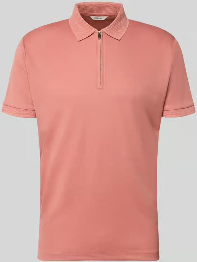 Selected Homme Regular fit Poloshirt van Mix van biologisch katoen Model 'FAVE' - Foto 2