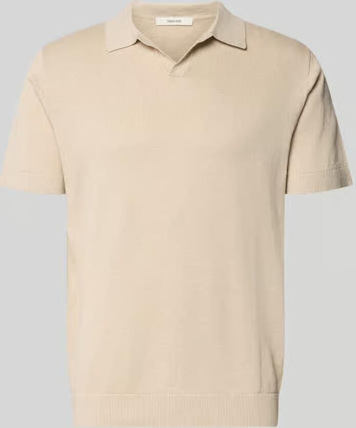 Selected Homme regular fit poloshirt van mix van katoen en linnen model 'MATTIS' - Foto 19