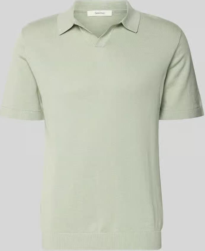 Selected Homme regular fit poloshirt van mix van katoen en linnen model 'MATTIS' - Foto 9