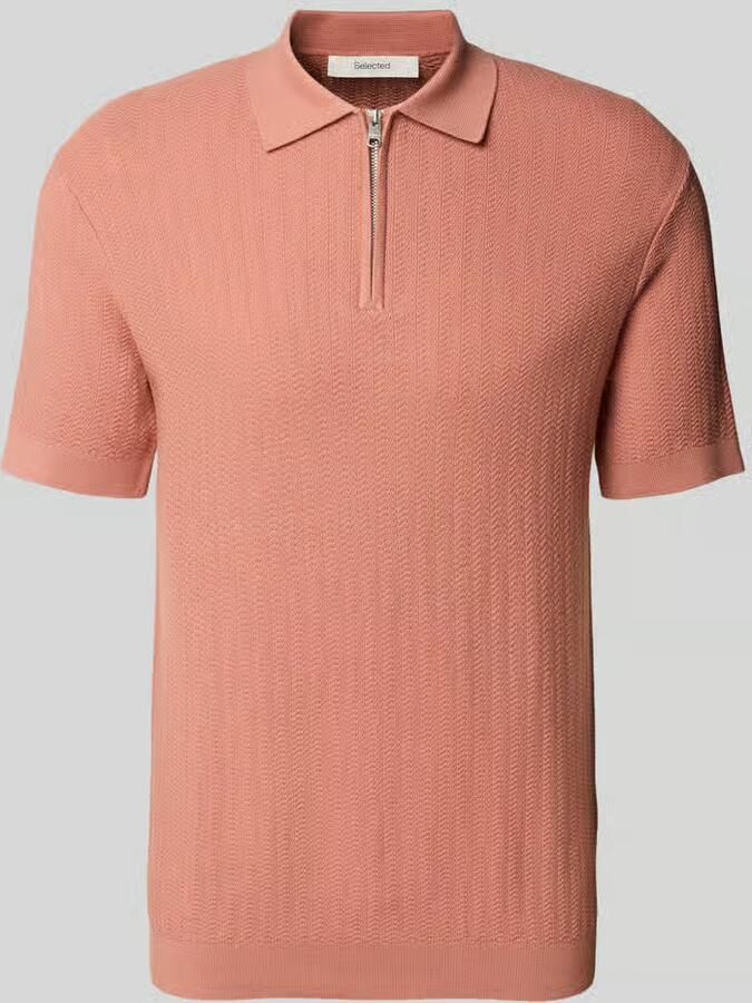 Selected Homme Regular fit poloshirt van puur biologisch katoen model 'CRAN' - Foto 4
