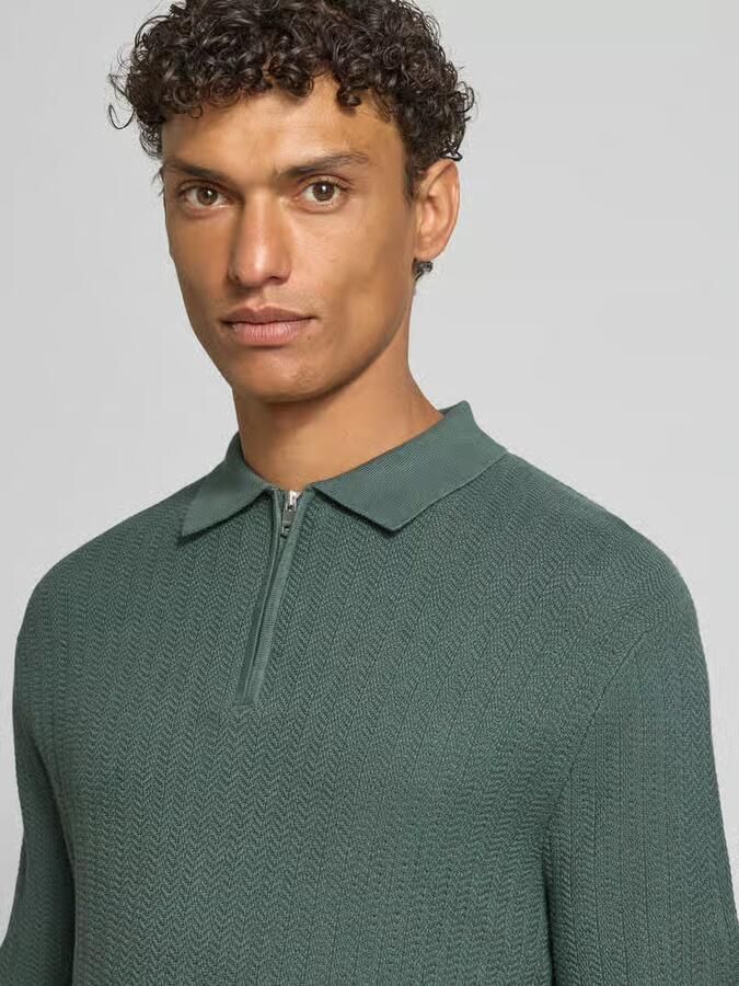 Selected Homme Regular fit poloshirt van puur biologisch katoen model 'CRAN' - Foto 3
