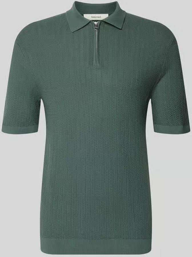Selected Homme Regular fit poloshirt van puur biologisch katoen model 'CRAN' - Foto 4