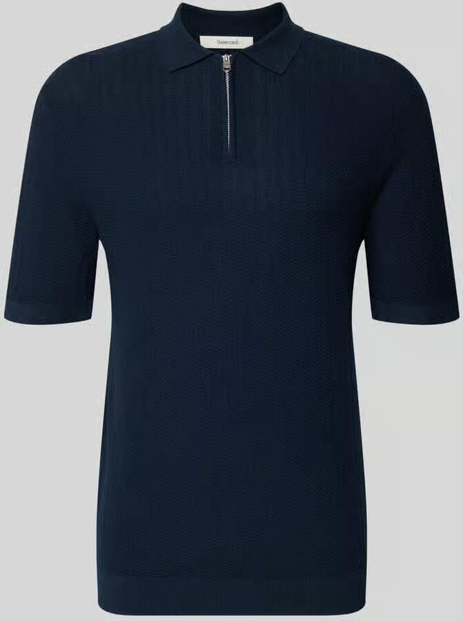 Selected Homme Regular fit poloshirt van puur biologisch katoen model 'CRAN' - Foto 4