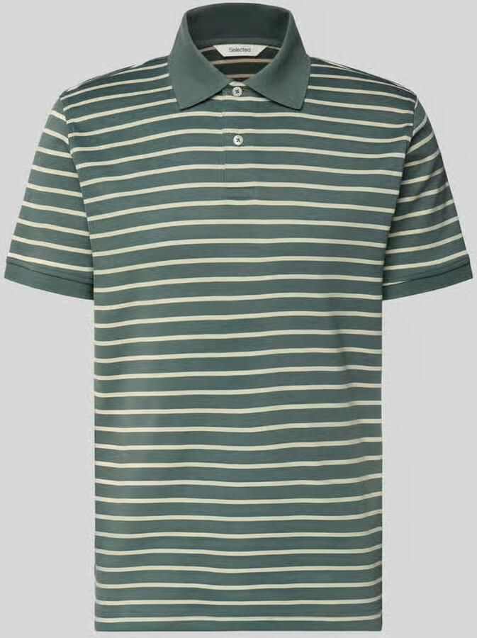 Selected regular fit poloshirt van puur katoen model 'DEAN' - Foto 2