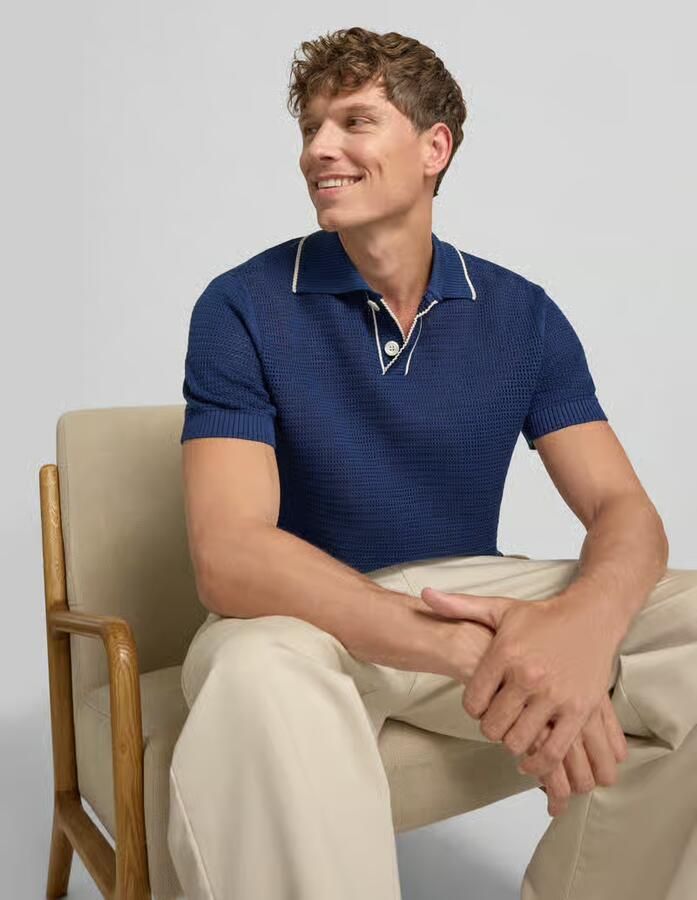 Selected Homme regular fit poloshirt van puur katoen model 'JESSE'