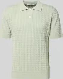 Selected regular fit poloshirt van puur katoen model 'MATTIS'