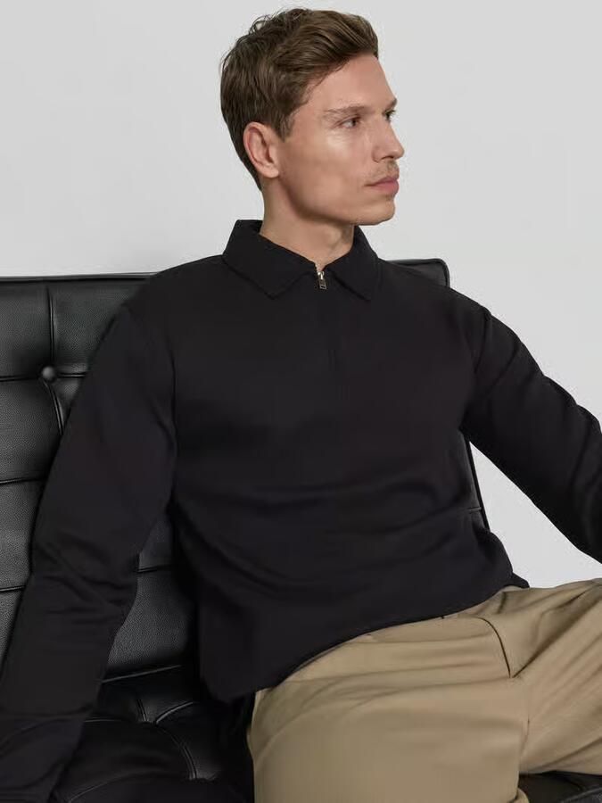 Selected Homme Regular fit poloshirt van viscosemix model 'EMANUEL' - Foto 2