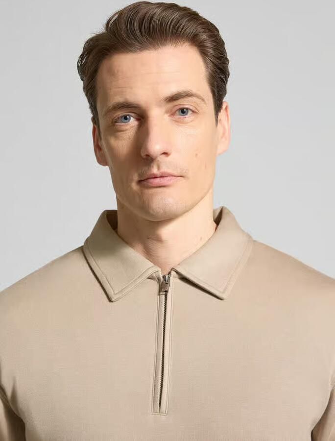 Selected Homme Regular fit poloshirt van viscosemix model 'EMANUEL' - Foto 2