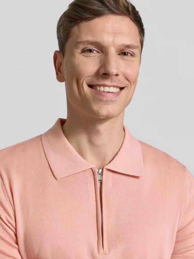 Selected Homme Regular fit poloshirt van zuivere wol model 'TRAY' - Foto 2