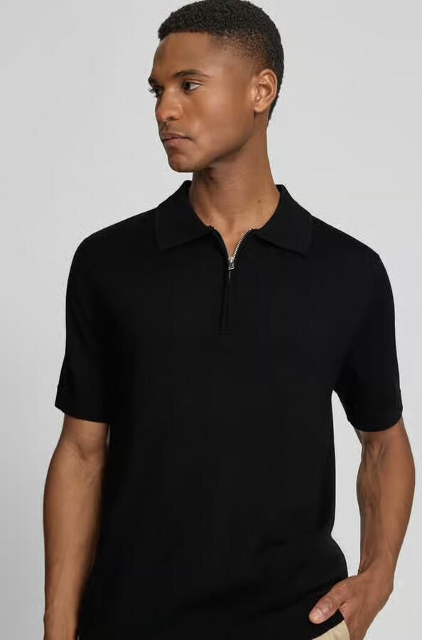Selected Homme Regular Fit poloshirt van zuivere wol model 'TRAY'
