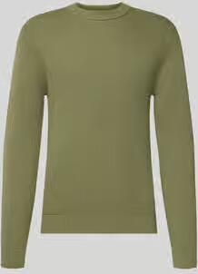 SELECTED MEN Heren Truien & Vesten Slhdane Ls Knit Structure Crew Neck Noos Groen - Foto 5