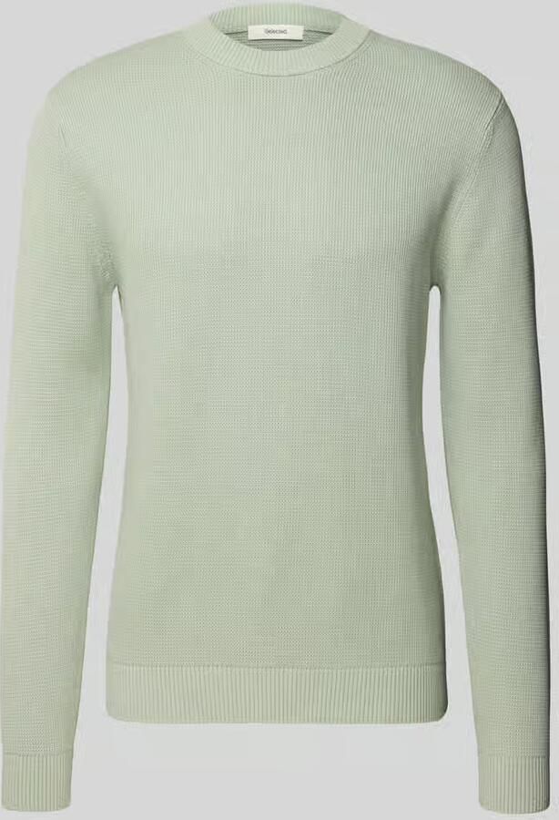 Selected Homme Regular fit pullover van puur biologisch katoen model 'DANE'