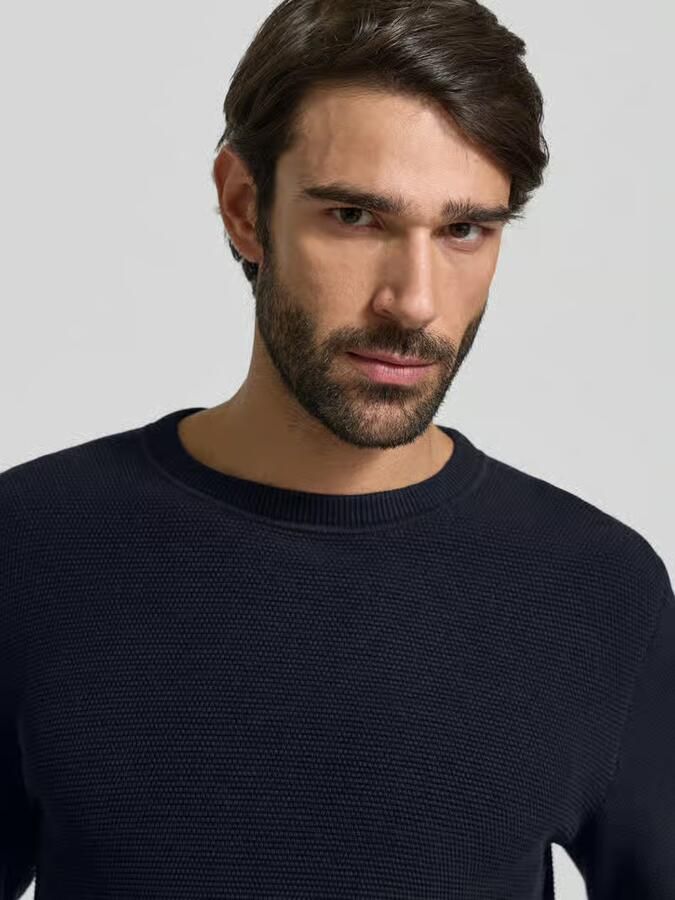 Selected Homme Regular fit pullover van puur biologisch katoen model 'ROSS' - Foto 6