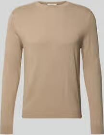SELECTED MEN Heren Truien & Vesten Slhberg Crew Neck Noos Beige - Foto 5