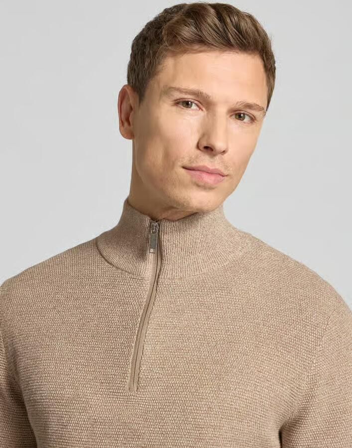 Selected Homme Regular fit schipperstrui van biologisch katoen model 'ROSS'