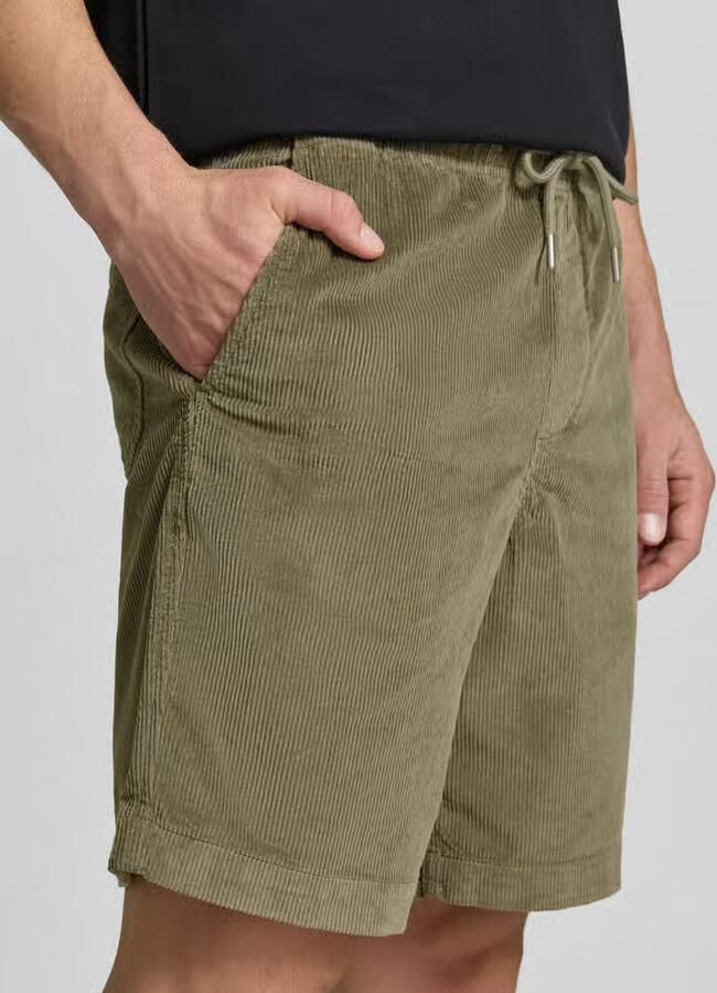 Selected Homme Regular fit sweatshort van katoenmix