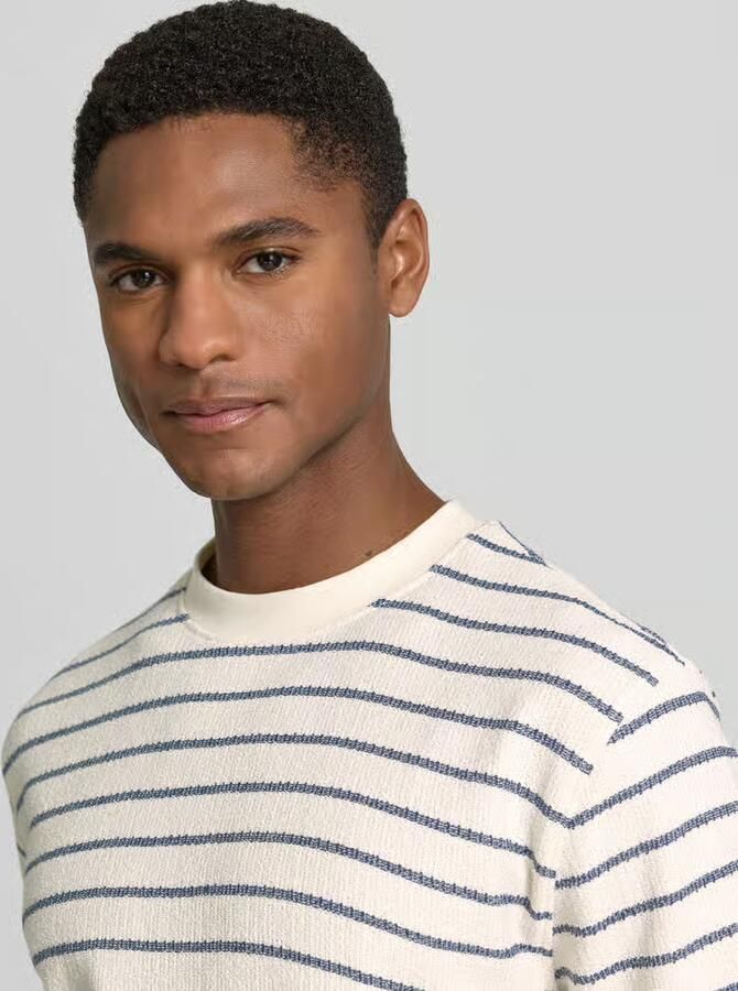 Selected Homme regular fit T-shirt van katoenmix model 'DJANGO'