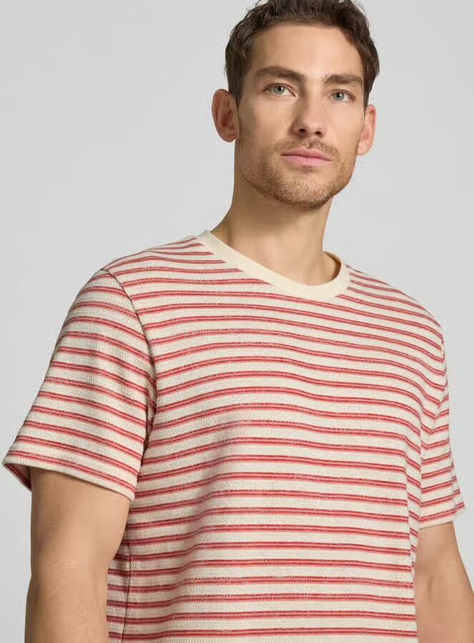Selected Homme regular fit T-shirt van katoenmix model 'KEVIN'