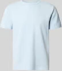 SELECTED MEN Heren Polo's & T-shirts Slhsander Seersucker Ss O-neck Tee Lichtblauw - Foto 5