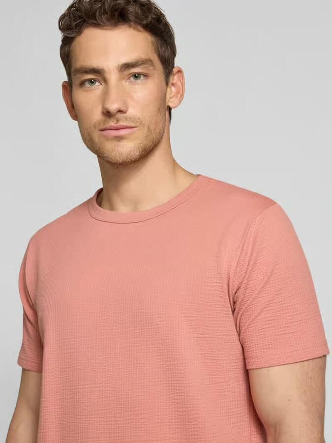 Selected Homme regular fit T-shirt van katoenmix model 'SANDER' - Foto 3